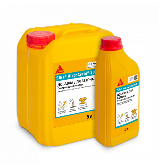 Высокотехнологичный суперпластификатор для бетона Sika® ViscoCrete®-200