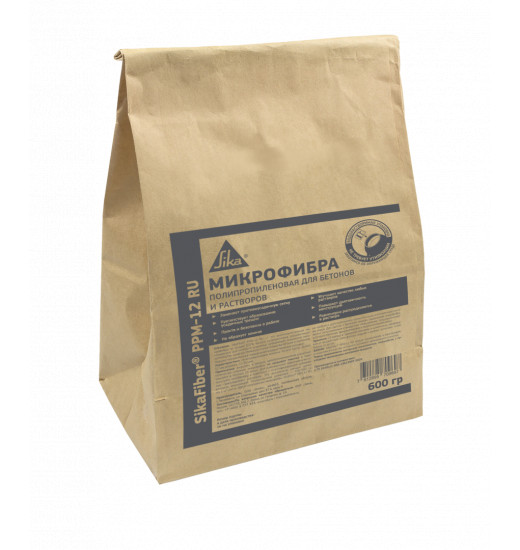Полипропиленовая фибра для бетонов и растворов SikaFiber® PPM-12 RU
