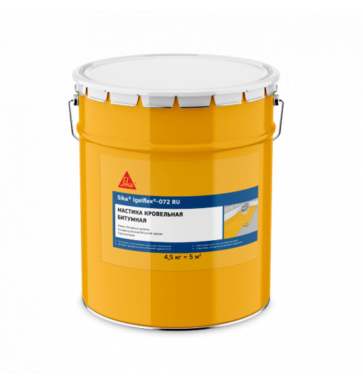 Однокомпанентная битумная кровельная мастика Sika® Igolflex®-072 RU