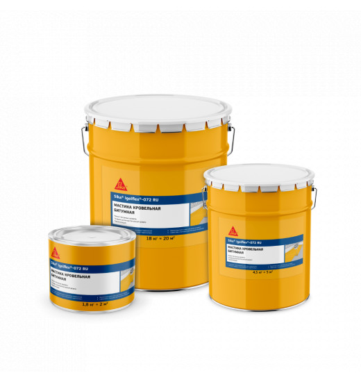 Однокомпанентная битумная кровельная мастика Sika® Igolflex®-072 RU