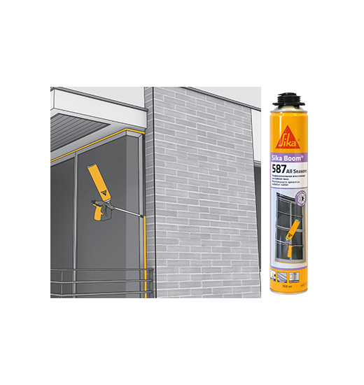 Всесезонная профессиональная полиуретановая пена Sika Boom®-587 All Seasons