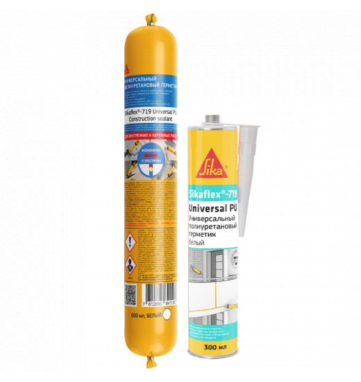 Универсальный эластичный полиуретановый герметик Sikaflex®-719 Universal PU