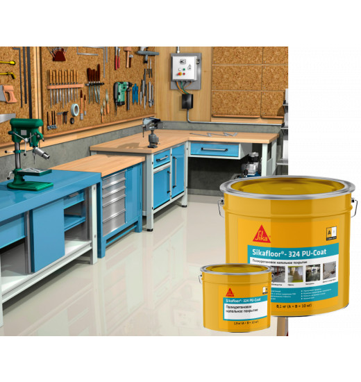 Напольное покрытие Sikafloor®-324 PU-Coat