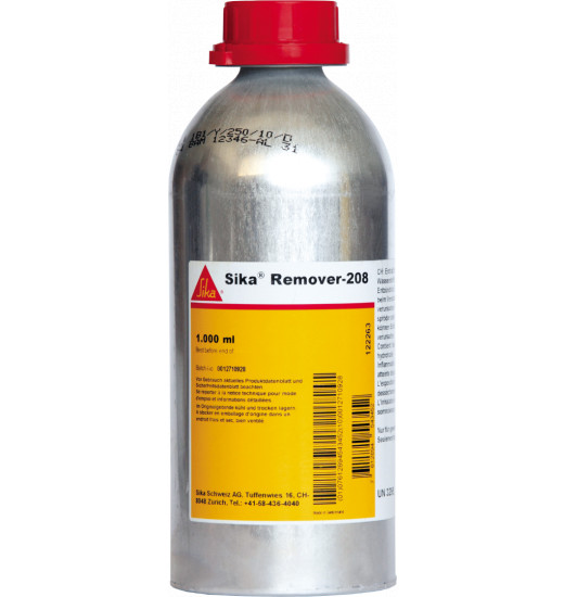 Жидкий растворитель для очистки от полиуретанового клея Sika® Remover-208