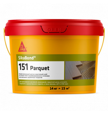 Жестко-эластичный клей SikaBond®-151 Parquet