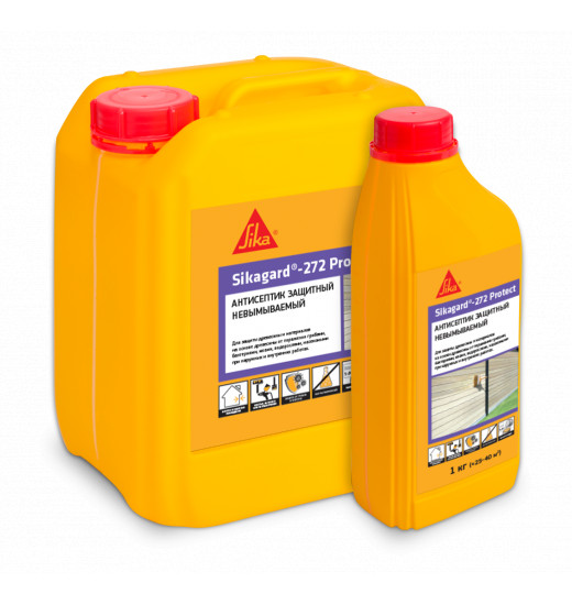 Антисептик защитный невымываемый для древесины Sikagard®-272 Protect